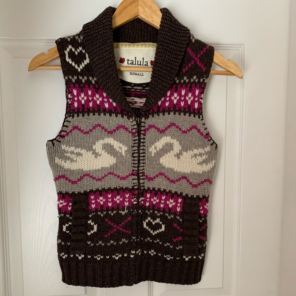 Aritzia RARE EEEUC 100% wool vest